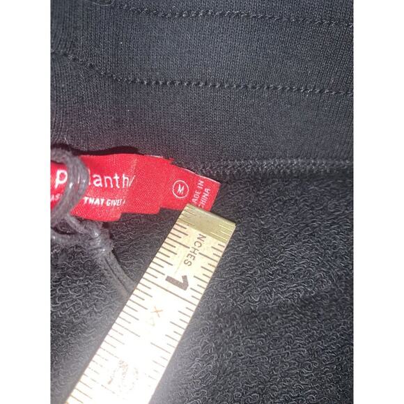 PHILANTHROPY Coco Drawstring Distressed‎ Women's Shorts Black - Size Medium - Picture 9 of 14